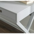 thumbnail image 2 of Linon Peggy Two Drawer Wood Writing Desk in Gray, 2 of 20