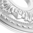 thumbnail image 3 of Ceiling Medallion Ceiling Cover Canopy Light Medallion Embossed Ceiling Light Cover Plate, 3 of 9