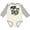 Natural and Heather, variant on Inktastic I Love My Dad Boys or Girls Long Sleeve Baby Bodysuit
