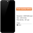 thumbnail image 2 of Screen for Oukitel WP22 Screen Replacement for Oukitel WP22 LCD Screen Touch Display Digitizer Assembly Repair Parts(Black No Frame), 2 of 7