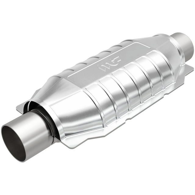Magnaflow California Converter Catalytic Converter 339105 Stainless Steel Case; Single 2-1/4 Inch Inlet; Single 2-1/4 Inch Outlet; 6.375 Inch Body/12 Inch Overall Length