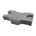 thumbnail image 3 of Almohada ergonómica de espuma viscoelástica para dormir, protección ergonómica para el cuello Gris, 3 of 9