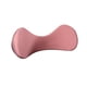thumbnail image 2 of Almohada de apoyo lumbar con espuma viscoelástica, cojín ergonómico para silla de oficina rosa, 2 of 9