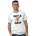 thumbnail image 4 of Get a Grip Golfing Golfer Joke Funny Men's Graphic T Shirt Tees Brisco Brands X, 4 of 4
