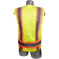 thumbnail image 5 of Malta Dynamics High Vis Yellow Safety Surveyor Vest, OSHA/ANSI Compliant, XXLarge, 5 of 5