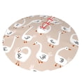 thumbnail image 2 of Kll 36" Christmas Tree Skirt White Goose Xmas Tree Skirts Mat For New Year Xmas Holiday Party Indoor Outdoor Home Decoration, 2 of 9