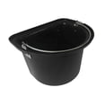 thumbnail image 2 of Comedero, bebedero y cubo para caballos, duradero, ergonómico, de metal PP, adecuado para caballos. Negro, 2 of 9