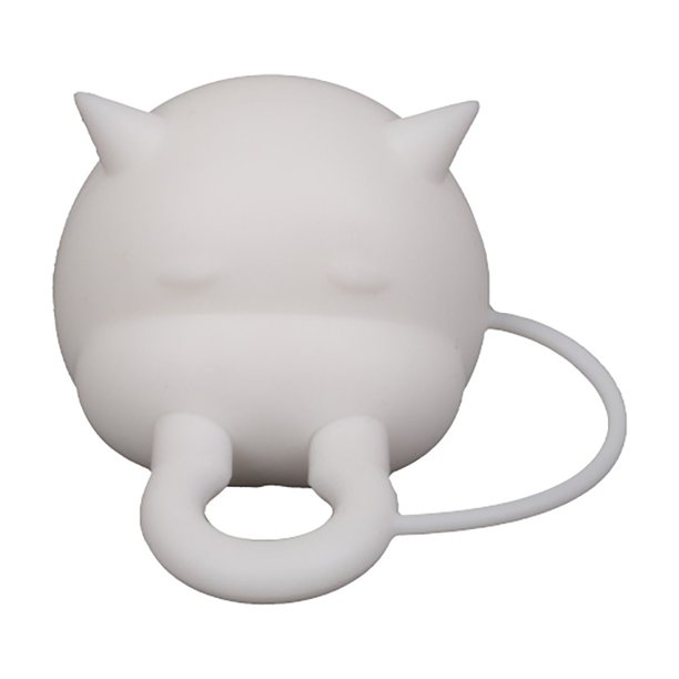 Tapón de silicona para botella de leche a prueba de fugas, con divertido diseño de cerdito, divisor de leche, cajas de cartón, tapa reutilizable de grado alimenticio