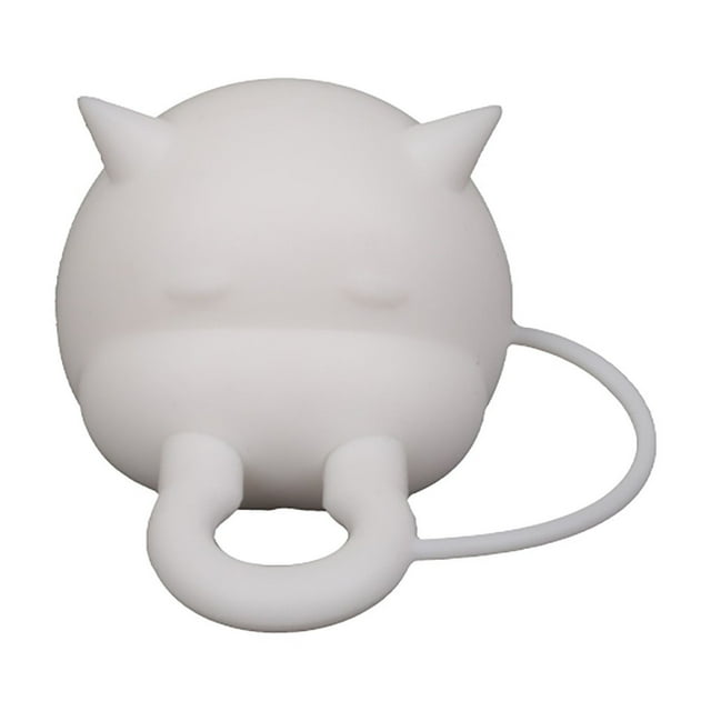 Tapón de silicona para botella de leche a prueba de fugas, con divertido diseño de cerdito, divisor de leche, cajas de cartón, tapa reutilizable de grado alimenticio