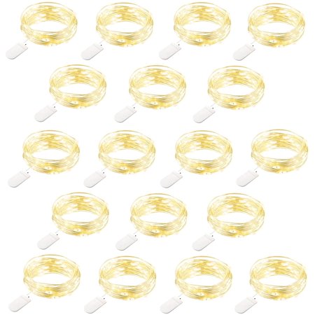18 Pack Battery Operated Fairy Lights, KSCD 20 LED 7.2ft Starry Lights ...