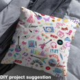 thumbnail image 2 of Manfei Music Lovers Fans Fabric by the Yard (10 Yards) for Girls, Electric Guitar Decorative Fabric by the Yard, Disco Dress Microphone Headset DIY Fabric, 2 of 6