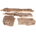 thumbnail image 2 of FELTECHELECTR 4 piezas de decoración de corteza de árbol para terrario, lagarto trepador, corteza de árbol, plataforma para tomar el sol para reptiles, decoración para reptiles, 2 of 6