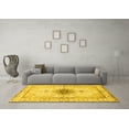thumbnail image 3 of Ahgly Company Indoor Rectangle Medallion Yellow Traditional Area Rugs, 7' x 10', 3 of 4
