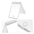thumbnail image 3 of BEADCEST 1Pack Lighted Hand Mirror With LED Lighting And Foldable Feature For High Definition Reflection In White Color, 3 of 8