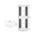 thumbnail image 2 of Albeo ABV3 High Bay, High Lumen LED fixture, 184 watts, 30000 lumen,  4000K Color Temperature, Occupancy Sensor, 120/277V, 2 of 5