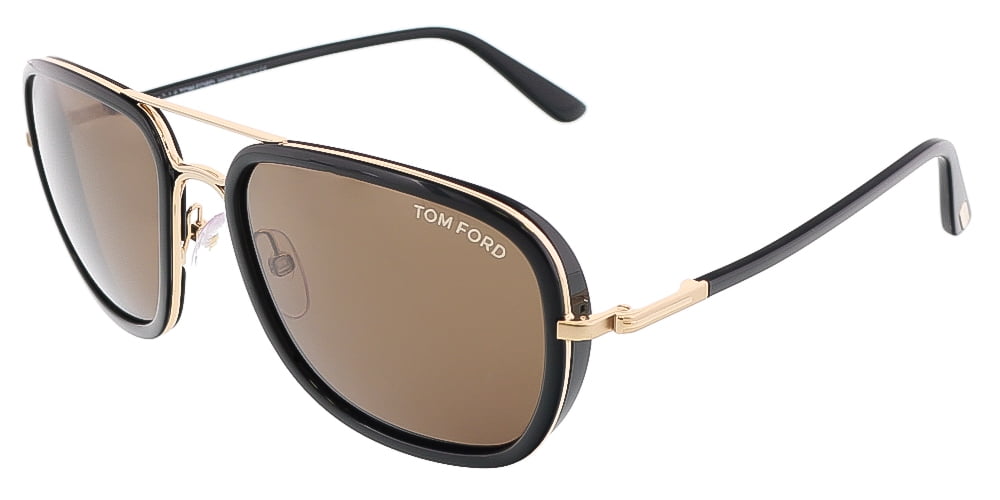 tom ford gold tone aviator sunglasses