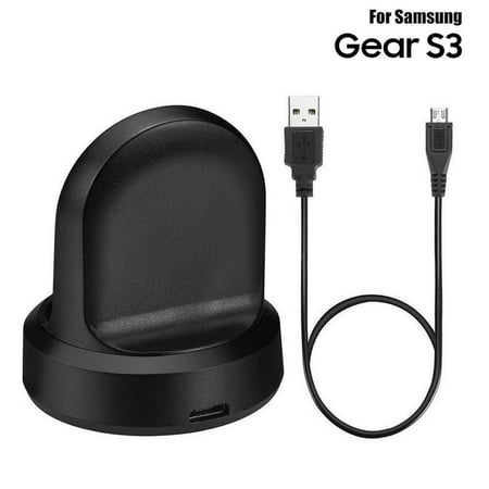 Wireless Charging Dock Charger Cradle For SAMSUNG watch S3 S2 Galaxy Gear S8C0