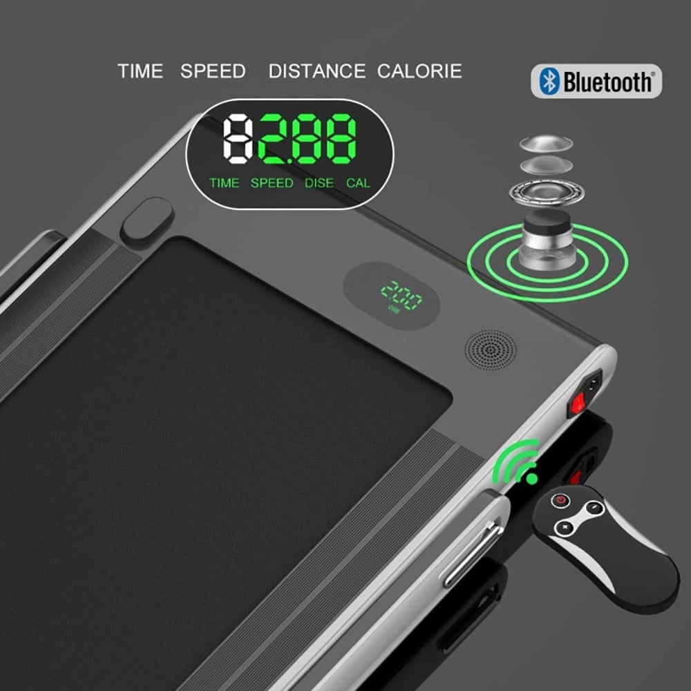 Resenkos Convenient Infrared Remote,  ControlElectric Treadmill, For Walking and Jogging ,Black