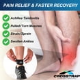 thumbnail image 3 of Correa de Aquiles Crosstrap con soporte para tobillo para tendinitis, 3 of 7
