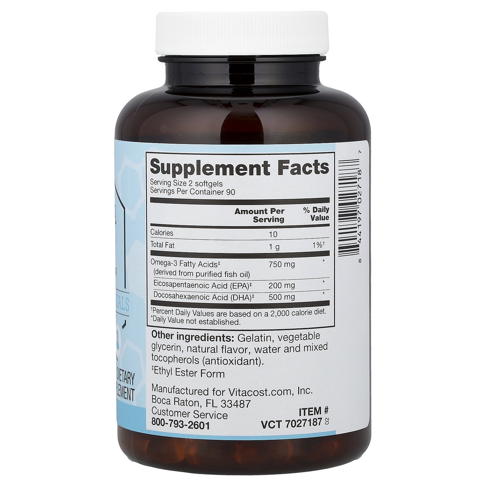 Vitacost Synergy®, Super DHA Omega-3, 180 Softgels