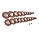 thumbnail image 4 of 1 Juego de almohadillas de cuero para saxofón, almohadillas musicales para saxofón alto para piezas de reparación para principiantes, accesorio, 4 of 9