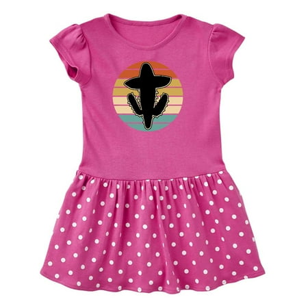 

Inktastic Cactus Cinco De Mayo Vintage Gift Toddler Girl Dress