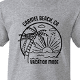 thumbnail image 4 of Inktastic Summer Vacation Mode Carmel Beach California Youth T-Shirt, 4 of 5