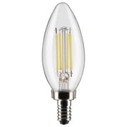 2Pk - 5.5W B11 LED Clear Candelabra Base 5000K 500 Lumens 120v