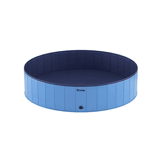 Alberca Plegable Bloosom Piscina Perro Mascota Bañera Baño 120x30 Cm Azul