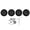Black, variant on Riousery 4pcs RC Tire and Wheels Set Aluminum Alloy Rims Hub Rubber Tires for Axial SCX24 1/24 RC Car Replacement Parts 1.97 inches / 50 mm Diameter 0.79 inches / 20 mm Thickness Blue