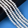 thumbnail image 6 of 1strand Natural Cultured Freshwater Pearl Beads Strands Potato Seashell color 3.5~4.5x4.5~6x4.5~5mm Hole: 0.7mm about 80~82pcs/strand 13.94 inch~14.17 inch(35.4cm~36cm) Brown, 6 of 6