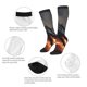 thumbnail image 3 of Balery Fiery Black Dragon Attack Calcetines novedosos Calcetines deportivos Calcetines hasta la rodilla Calcetines de algodón Calcetines originales y geniales, 3 of 6