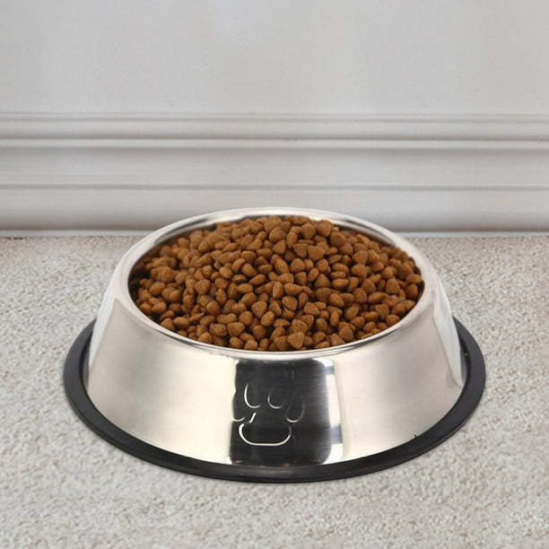 Tazón para mascotas Salvador de acero inoxidable antideslizante 15cm