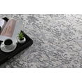 thumbnail image 3 of Rug Branch Contemporary Modern Floral Beige Grey Indoor Runner Rug - 2x8, 3 of 5