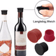 thumbnail image 5 of Tapones de silicona para vino con diseño de doble sellado que conservan la frescura, tapas a prueba de fugas para vino, cerveza y champán (juego de 6), 5 of 7