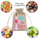 thumbnail image 4 of Decoraciones de Pascua, adornos de Pascua, regalos de Pascua, bolsa de regalo de Pascua, huevos de conejito, elementos de Pascua para niños, bolsa de dulces con cordón de lino, bolsa de tela para dulc, 4 of 5