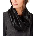 thumbnail image 3 of INC International Concepts Femmes Liquid Shine Infinity Wrap Foulards, Noir, 3 of 3