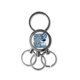 thumbnail image 1 of La vitalidad de energía deportes musica sonidos De acero inoxidable Anillo de metal llavero llavero clip auto regalo, 1 of 3