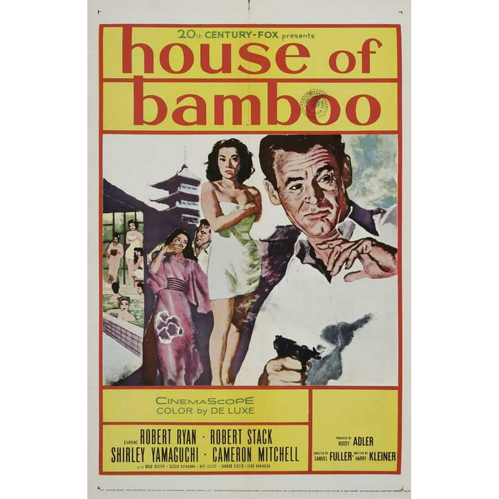 House of Bamboo movie POSTER (Style B) (11" x 17") (1955) Walmart