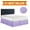 Lilac Purple, variant on Elegant Comfort Eggplant Purple Tailored Fabric Dust Ruffle, Queen