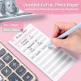 thumbnail image 2 of 20Pcs Expense Budget Sheets, Bill Organizer for A6 Budget Binder, Cash Envelope Trackers for Budgeting, Budget Planner for Ledger Book, Money Organizer for Wallet, Pink, 2 of 5