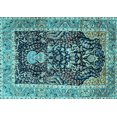 thumbnail image 1 of Ahgly Company Indoor Rectangle Animal Light Blue Traditional Area Rugs, 6' x 9', 1 of 4