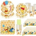thumbnail image 2 of Suministros de fiesta de Disney Winnie the Pooh, servilletas de papel, mantel, taza, plato, globo, Baby Shower, decoración de fiesta de cumpleaños para niñas, 2 of 4