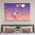 thumbnail image 4 of Póster de lienzo del Día de San Valentín, decoración de dormitorio, paisaje deportivo, decoración de oficina, regalo, estilo marco, 20 x 30 cm, 4 of 8