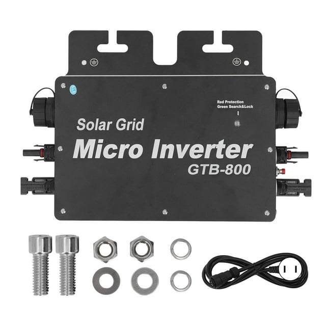 Microinversor solar, microinversor de identificación automática para conexión a red solar, inversor solar de máxima eficiencia