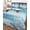 LightBLue, variant on Full Size Quilt Bedding Set, Summer Palm Tree Reversible Summer Quilt 3 Pieces, Coastal Beach Waves Sunshine Tropical Plants Lightweight Bedspreads Coverlets with 2 Pillow Shams for All Seasons