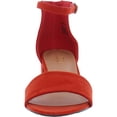 thumbnail image 2 of Sugar Womens Noelle Faux Suede Ankle Strap Heel Sandals, 2 of 3