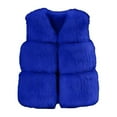 thumbnail image 5 of Girls Vest Casual Cozy Sleeveless Jacket Cold Weather Warm Lined Thermal Padded Coat Loose Soft Pile Comfortable Outerwear, 5 of 5