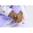 thumbnail image 2 of La Baby Boutique Hispanic 11 inch Small Soft Body Baby Doll dressed in Purple for Children 12 Months and older, 2 of 5