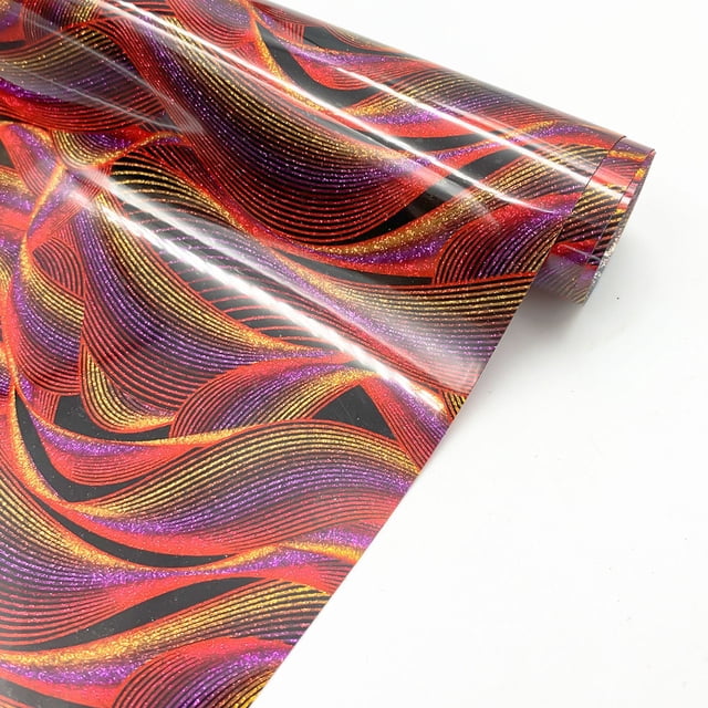 PEONAVET The Sticker Glitter Powder Heat Transfer Film Heat Transfer Vinyl Clothing DIY Printing